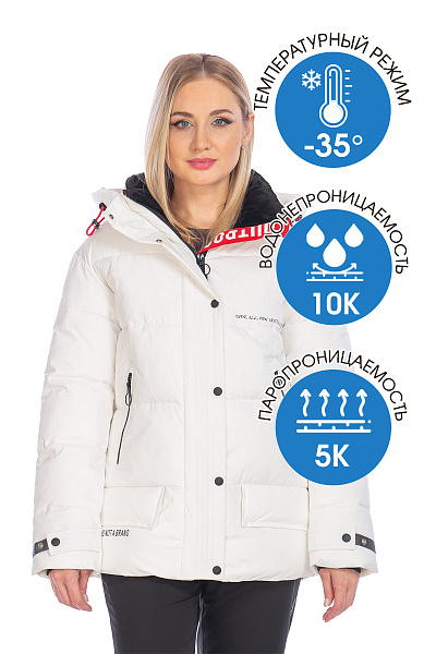 Куртка WHS Белый, 8783394