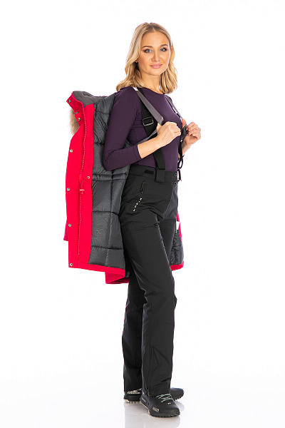 Женская зимняя Парка Running River Малиновый, 827884