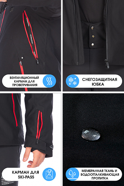 Куртка WHS Черный, 8783412