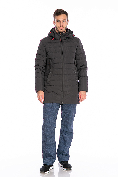 Мужской зимний Костюм Lafor Темно-серый, 76708K2