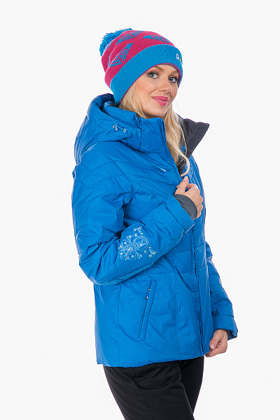 Женский горнолыжный Пуховик Running River Синий, 827866