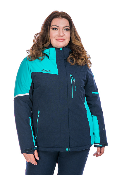 Женский горнолыжный Костюм High Experience Бирюзовый, 6980327K1