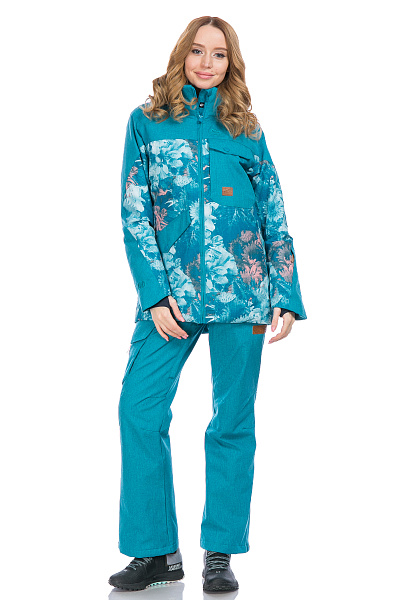 Женская горнолыжная Куртка High Experience Бирюзовый, 6980368