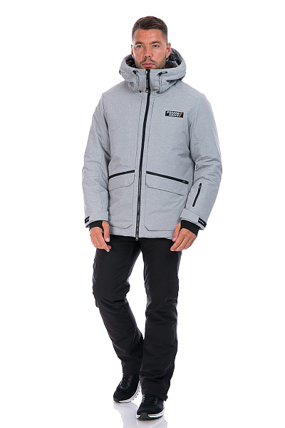 Мужская горнолыжная Куртка WHS Серый, 8783195
