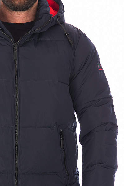 Мужской зимний Пуховик Lafor Темно-синий, 767069