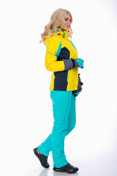 Женский горнолыжный Костюм High Experience Желтый, 6980281K1