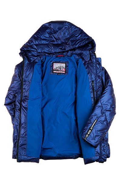 Женский зимний Пуховик WHS Синий, 8783204