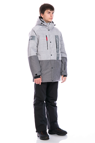 Детский горнолыжный Костюм WHS Серый, 8783301K1