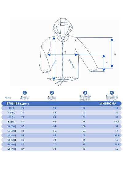 Куртка WHS Серый, 8783463