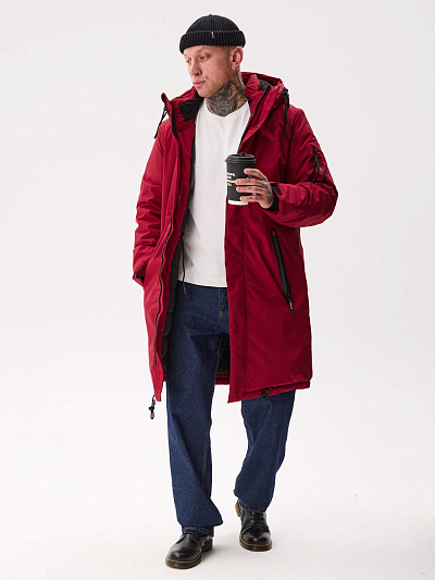 Парка Forcelab Бордовый, 7066225