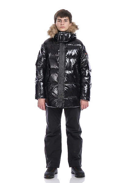 Детский зимний Пуховик WHS Черный, 8783285