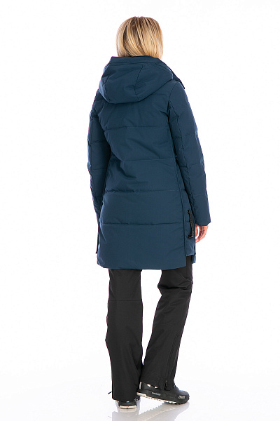 Женский зимний Пуховик WHS Серо-синий, 8783322