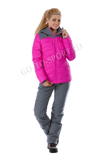 Женский горнолыжный Костюм High Experience Малиновый, 698042K1