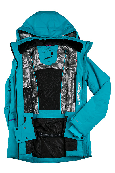 Женская горнолыжная Куртка WHS Бирюзовый, 8783237