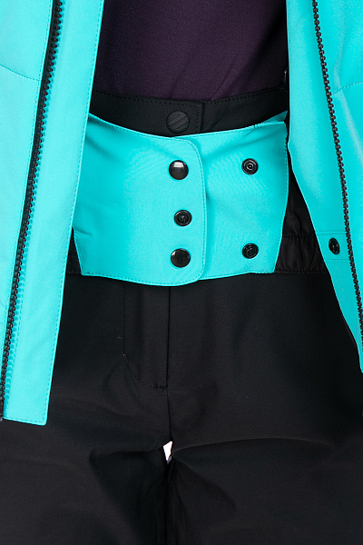 Женский горнолыжный Пуховик WHS Бирюзовый, 8783311