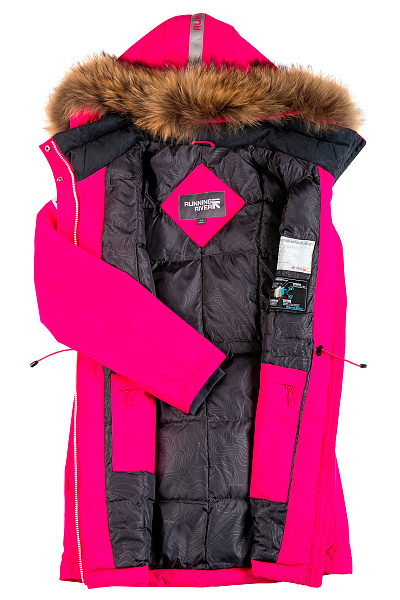 Женская зимняя Парка Running River Малиновый, 8278109