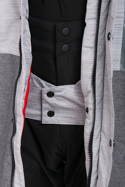 Детский горнолыжный Костюм WHS Серый, 8783301K1