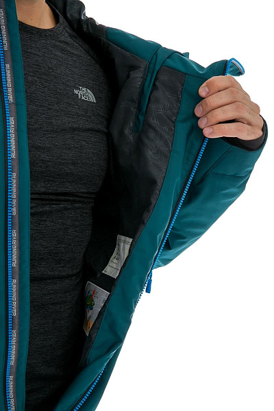 Мужской горнолыжный Комбинезон Running River Бирюзовый, 827817