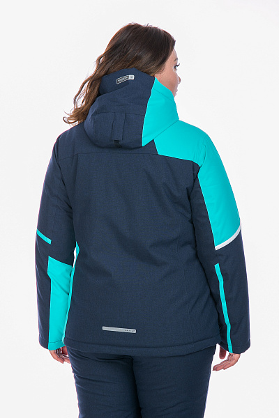 Женская горнолыжная Куртка High Experience Бирюзовый, 6980327
