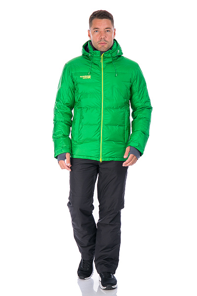 Мужской горнолыжный Пуховик Running River Зеленый, 827869