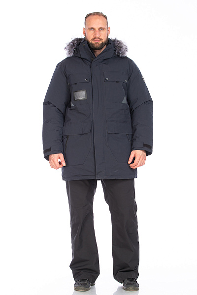 Парка WHS Темно-серый, 8783419