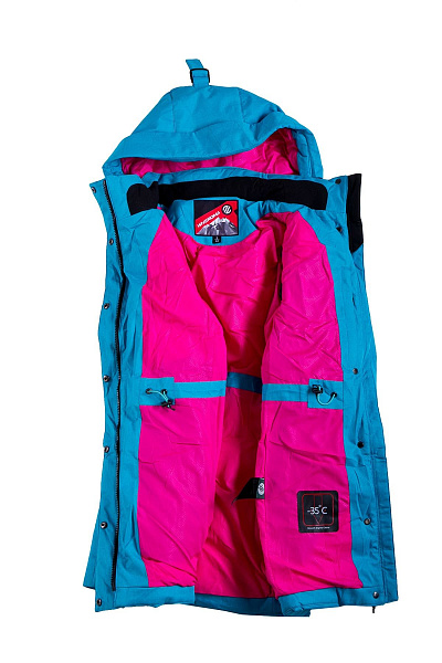 Женский зимний Пуховик WHS Голубой, 8783150