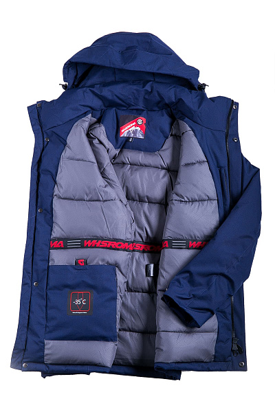Мужская зимняя Парка WHS Синий, 8783136