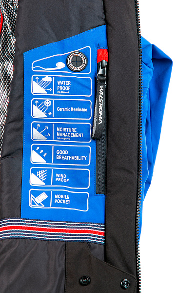 Мужская горнолыжная Куртка WHS Синий, 8783307