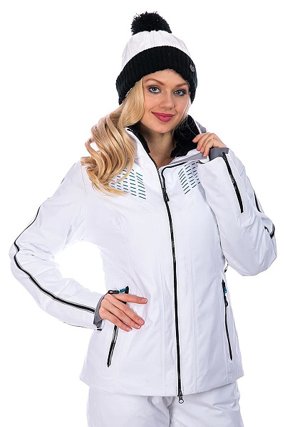 Женская горнолыжная Куртка WHS Белый, 8783170