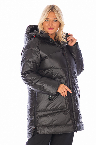 Женский зимний Пуховик Lafor Черный, 767032