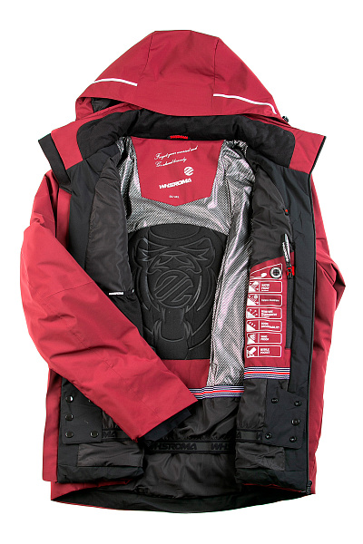 Мужская горнолыжная Куртка WHS Бордовый, 8783365