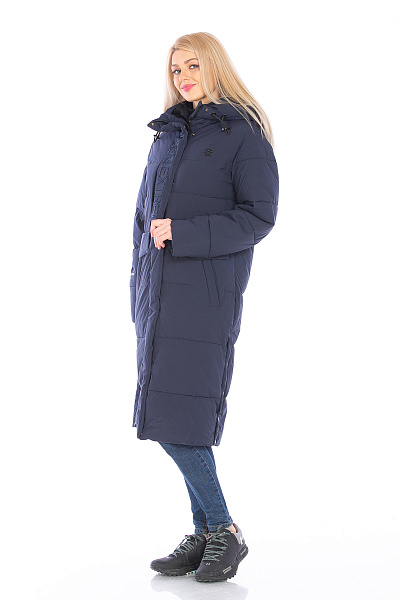 Пуховик WHS Темно-синий, 8783396