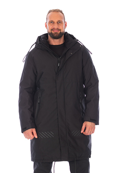 Мужская зимняя Парка Lafor Черный, 767067