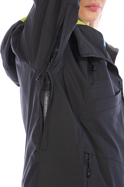 Женская горнолыжная Куртка Running River Черный, 8278126