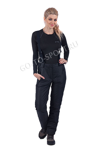 Женские горнолыжные Штаны High Experience Черный, 6980120