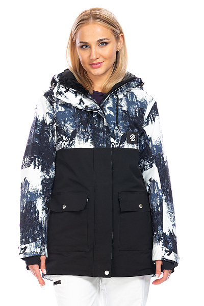 Женская горнолыжная Куртка WHS Белый, 8783334