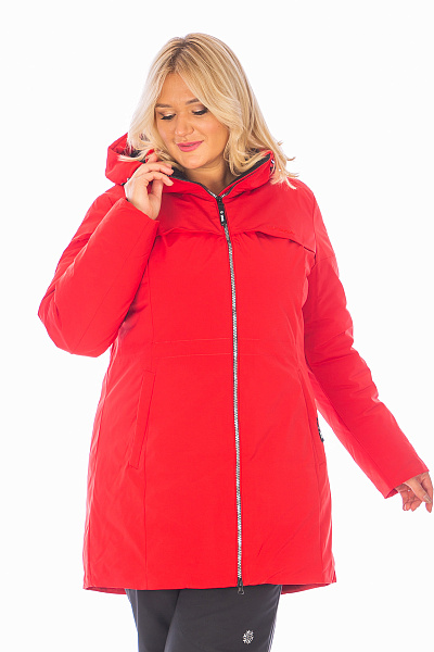 Женская зимняя Парка Lafor Красный, 767040