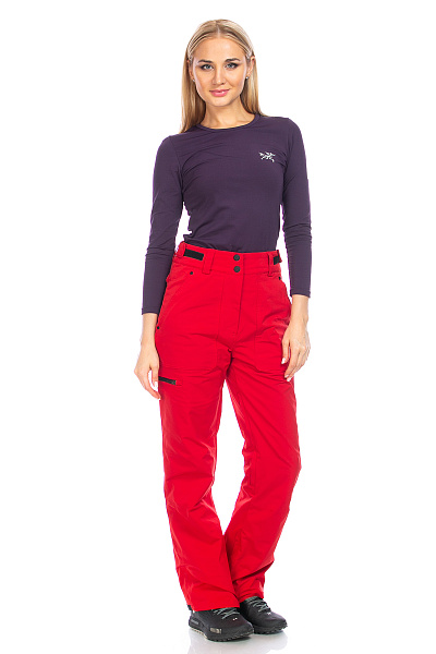 Женские горнолыжные Штаны WHS Красный, 8783344
