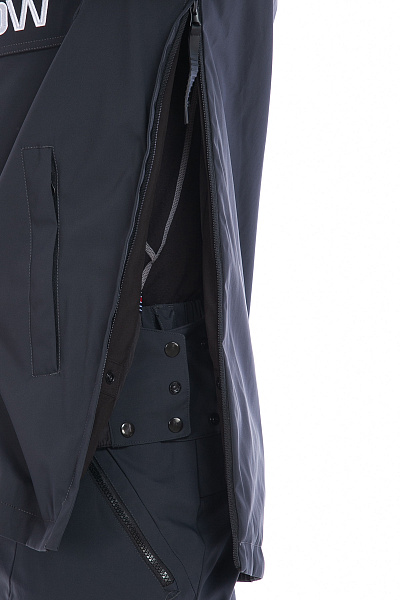 Мужской горнолыжный Анорак WHS Темно-серый, 8783354