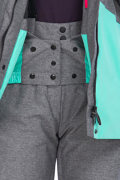 Женская горнолыжная Куртка WHS Светло-серый, 8783361