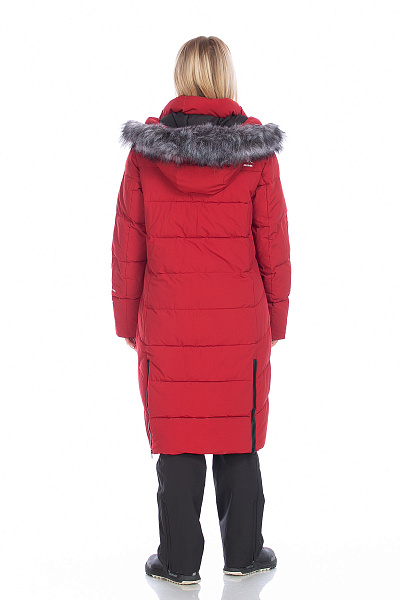 Пуховик WHS Бордовый, 8783400