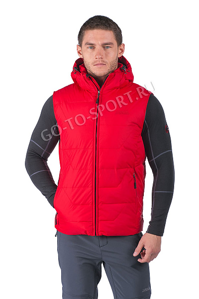 Мужской горнолыжный Жилет High Experience Красный, 6980114