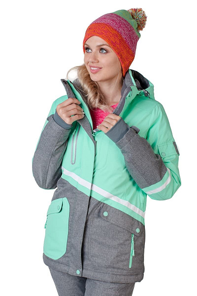 Женская горнолыжная Куртка High Experience Мятный, 6980158