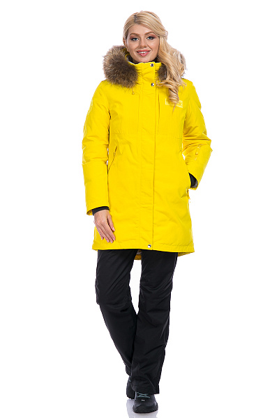 Женская зимняя Парка Running River Желтый, 827884