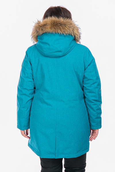 Женская зимняя Парка High Experience Бирюзовый, 6980375