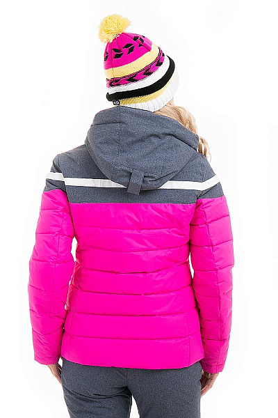 Женский горнолыжный Пуховик High Experience Малиновый, 6980201