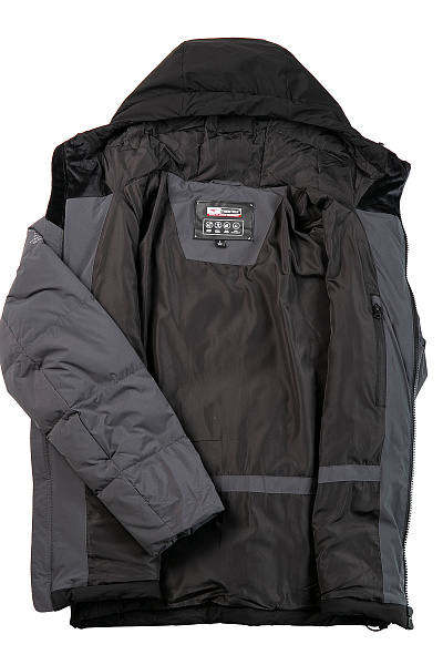 Мужской зимний Костюм Tisentele Темно-серый, 84766K1