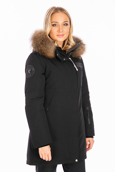 Женская зимняя Парка Running River Черный, 827884