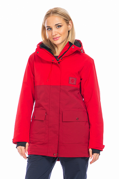 Женская горнолыжная Куртка WHS Красный, 8783334