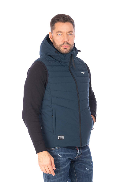 Жилет Tisentele Серо-синий, 847646